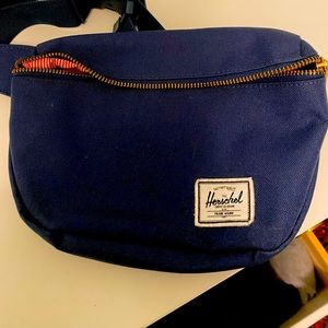 Herschel navy blue Fanny pack